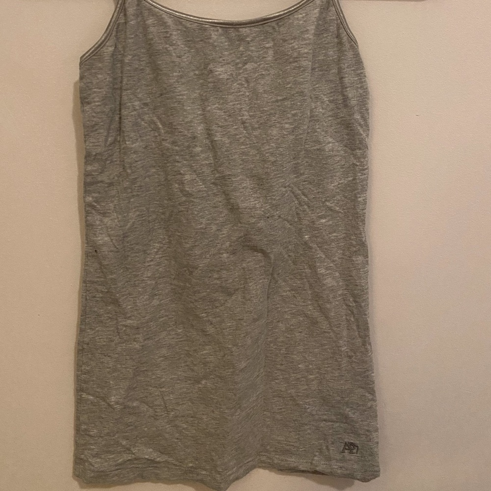 simple gray tank top